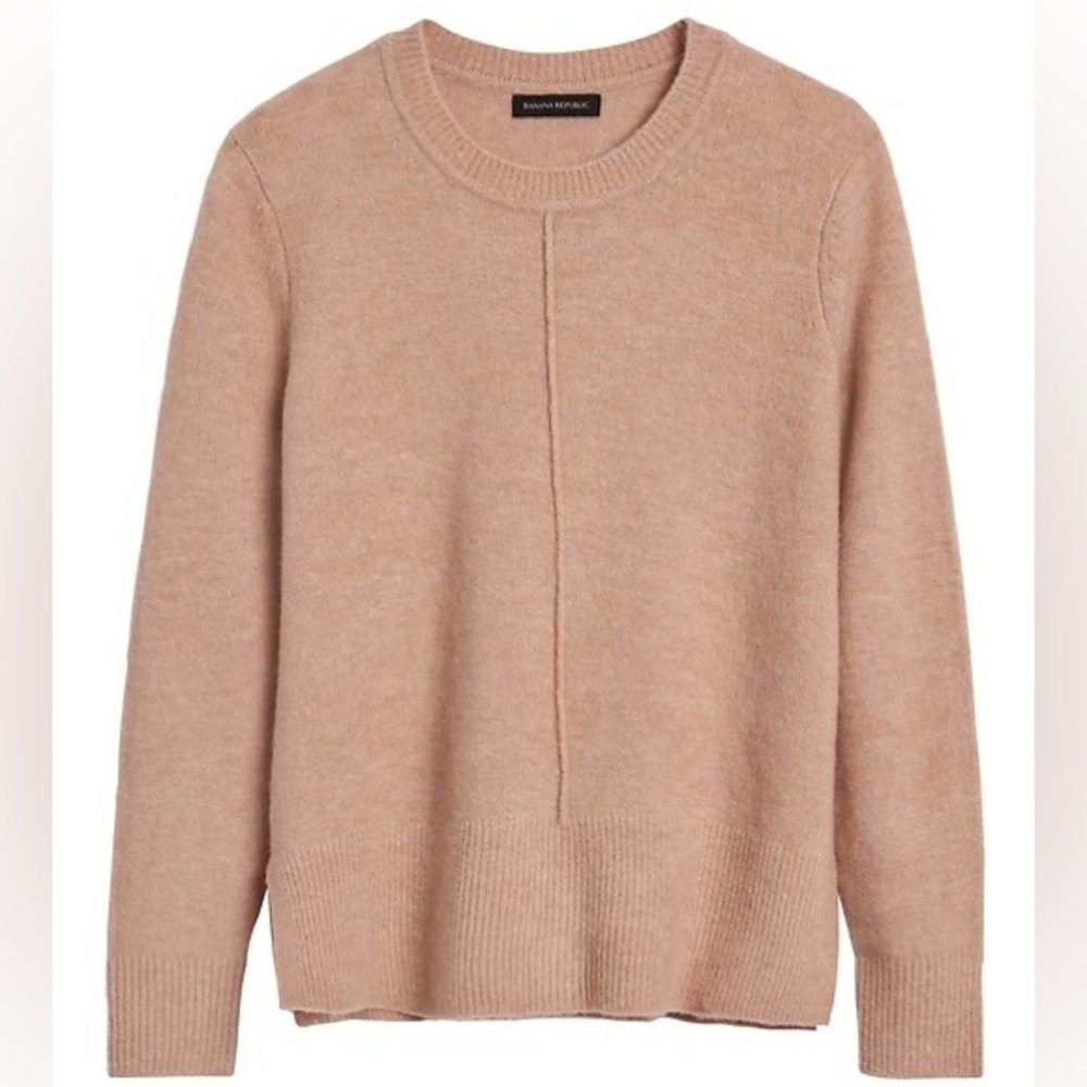 Banana Republic Merino Blend Beige Knit Sweater